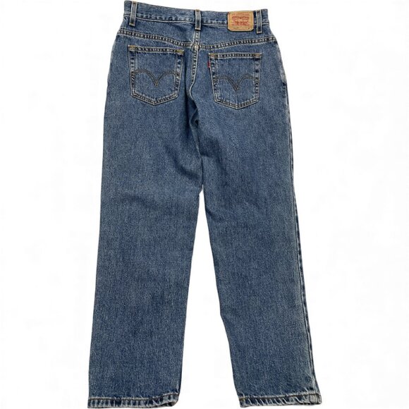 Vintage Levi’s Red Tab 550 High Waist Tapered Mom Relaxed Jeans Women's 12 M - Picture 3 of 11